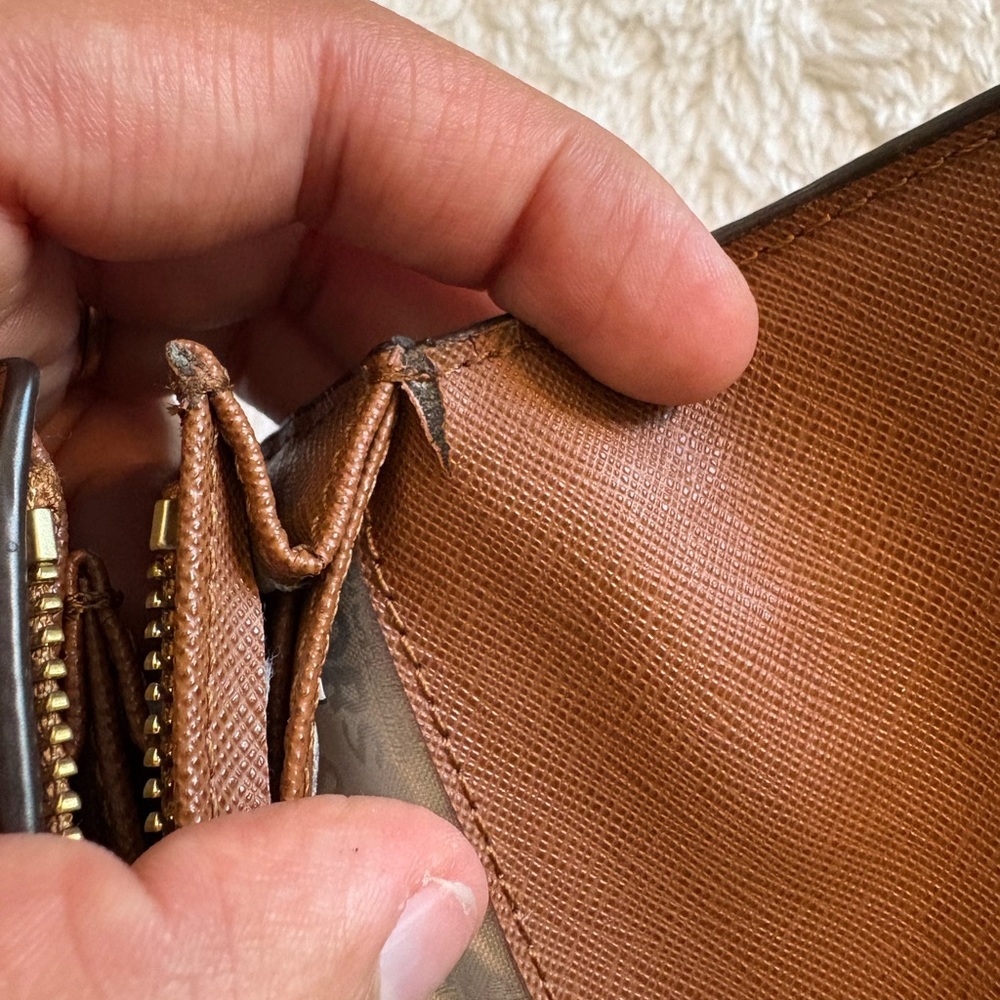 Michael Kors Brown Leather Wallet - Picture 4 of 11